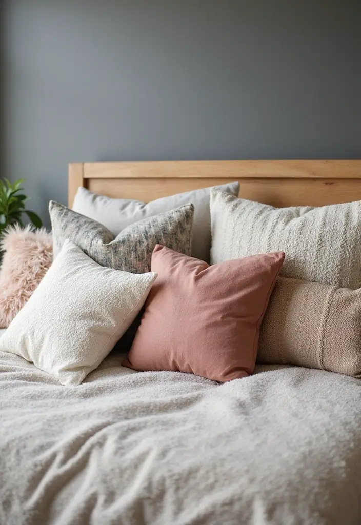 27 Cute Craft Ideas For Your Room That Inspire Cozy Vibes 19. Decorative Pillows