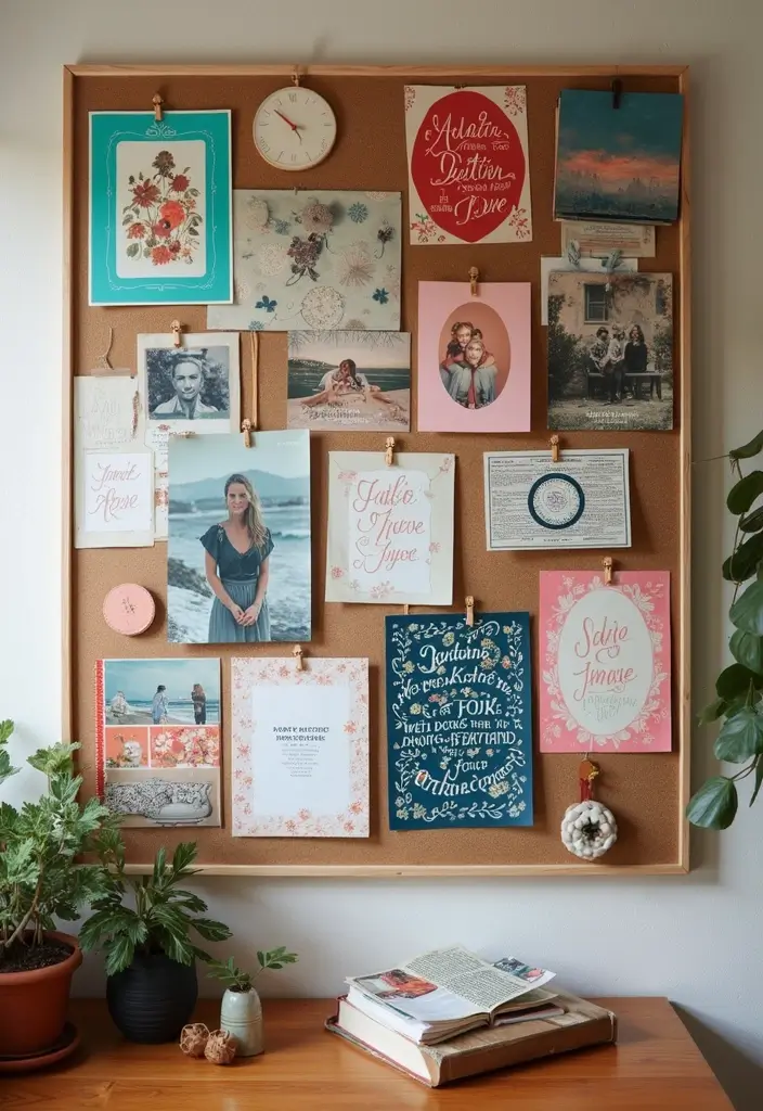 27 Cute Craft Ideas For Your Room That Inspire Cozy Vibes 20. DIY Mood Board