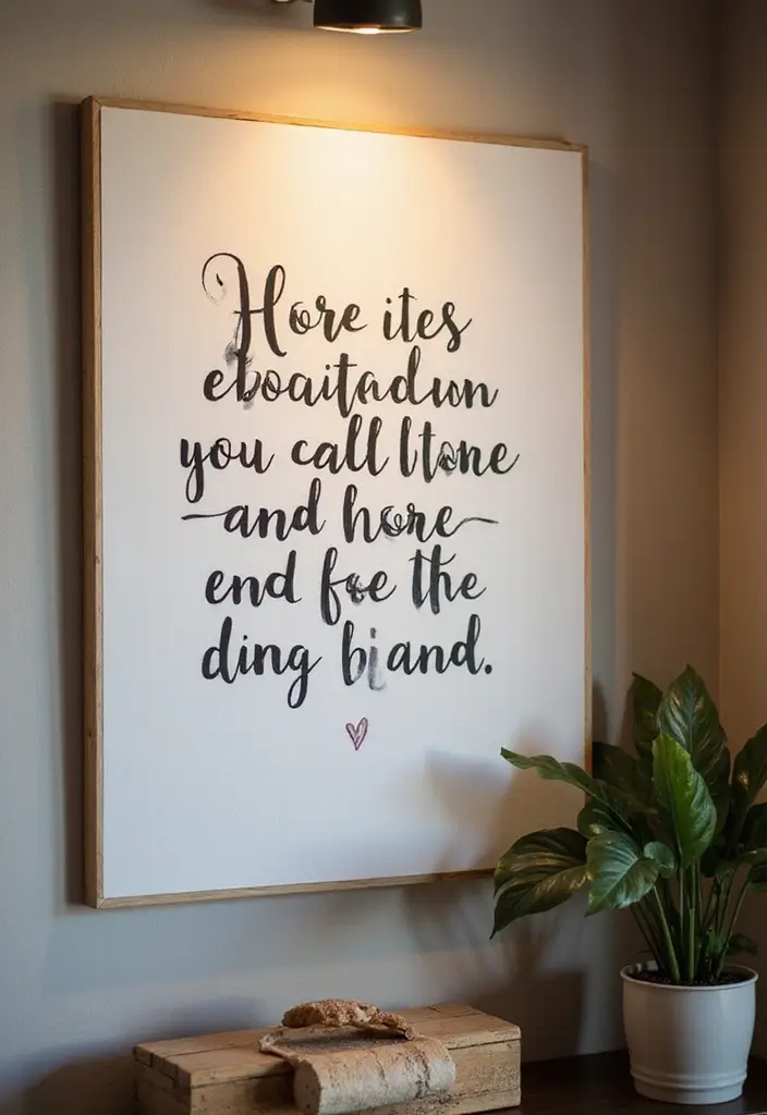 27 Cute Craft Ideas For Your Room That Inspire Cozy Vibes 22. Hand Drawn Quotes