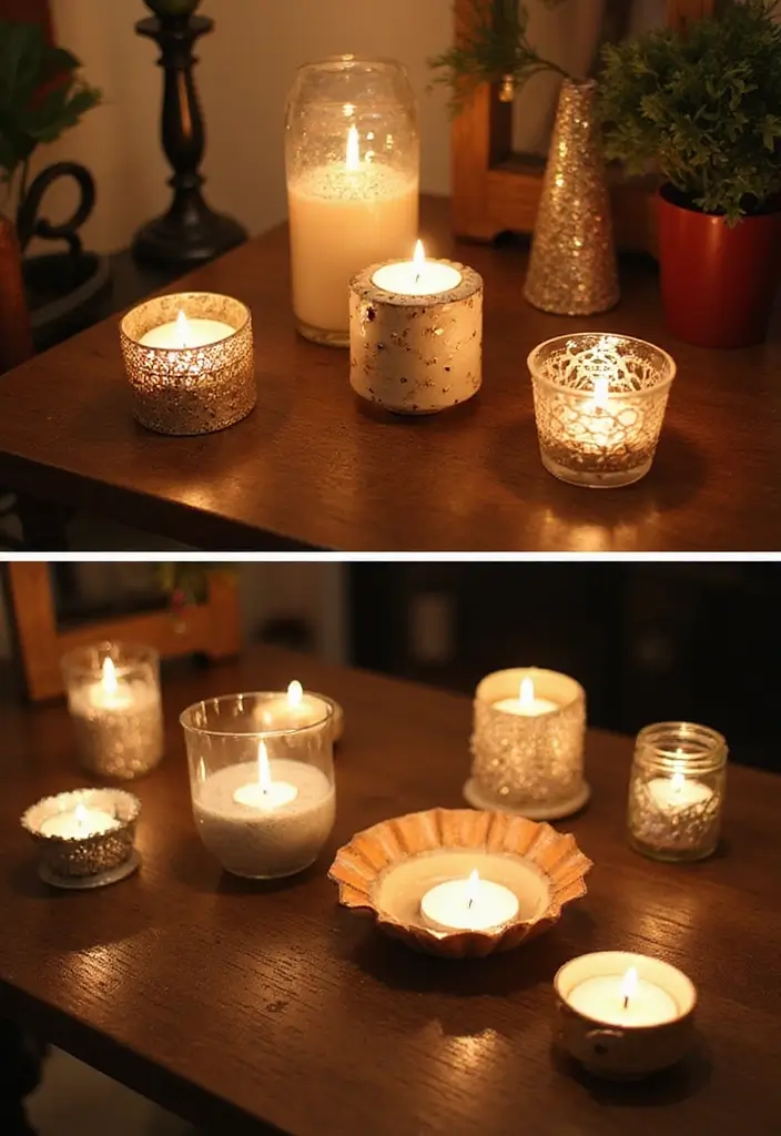 27 Cute Craft Ideas For Your Room That Inspire Cozy Vibes 9. DIY Candle Holders