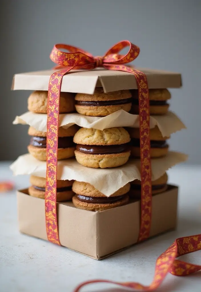 27 DIY Cookie Box Ideas That Make Treats Extra Special - 11. Layered Cake Box