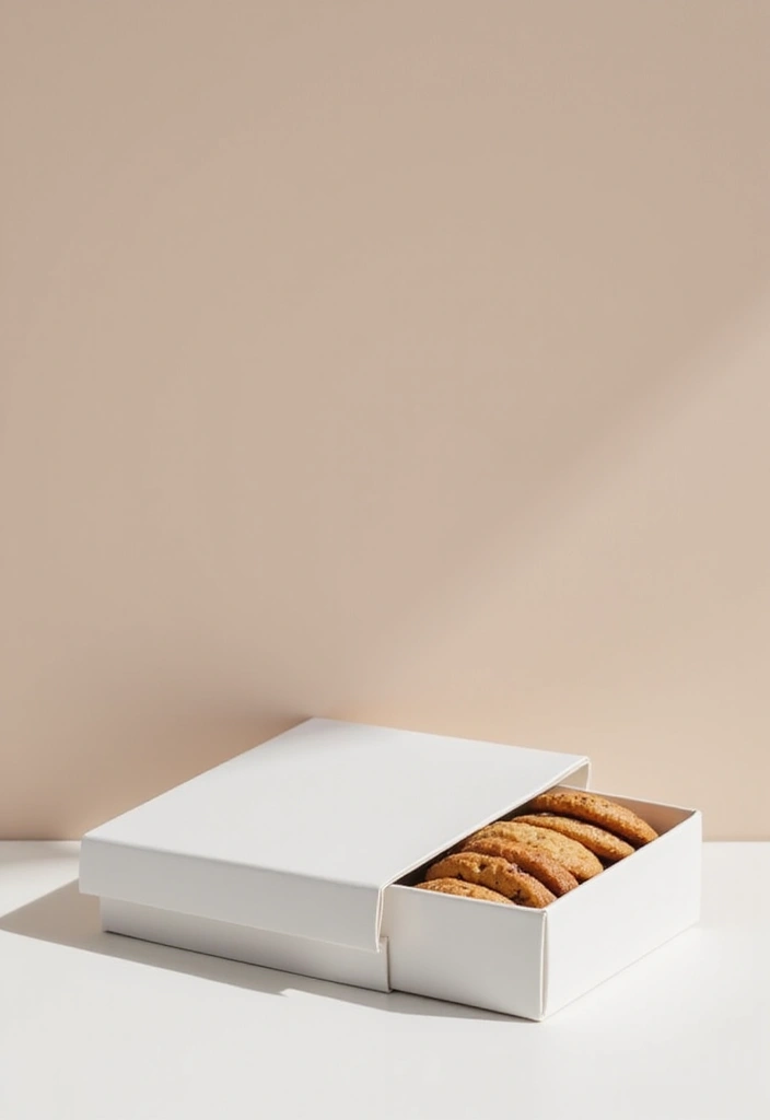 27 DIY Cookie Box Ideas That Make Treats Extra Special - 15. Modern Minimalist Box