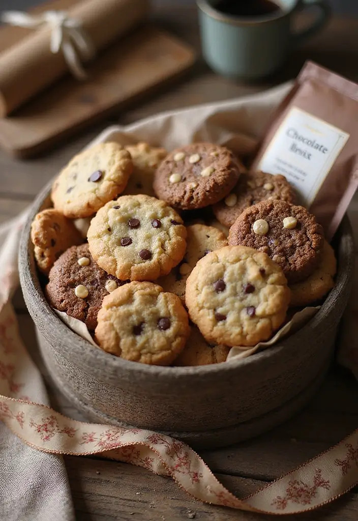 27 DIY Cookie Box Ideas That Make Treats Extra Special - 16. Gourmet Cookie Hamper