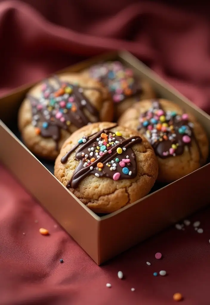 27 DIY Cookie Box Ideas That Make Treats Extra Special - 19. Chocolate-Covered Cookie Boxes