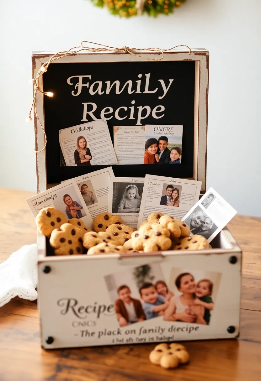 27 DIY Cookie Box Ideas That Make Treats Extra Special - 25. Family Recipe Box