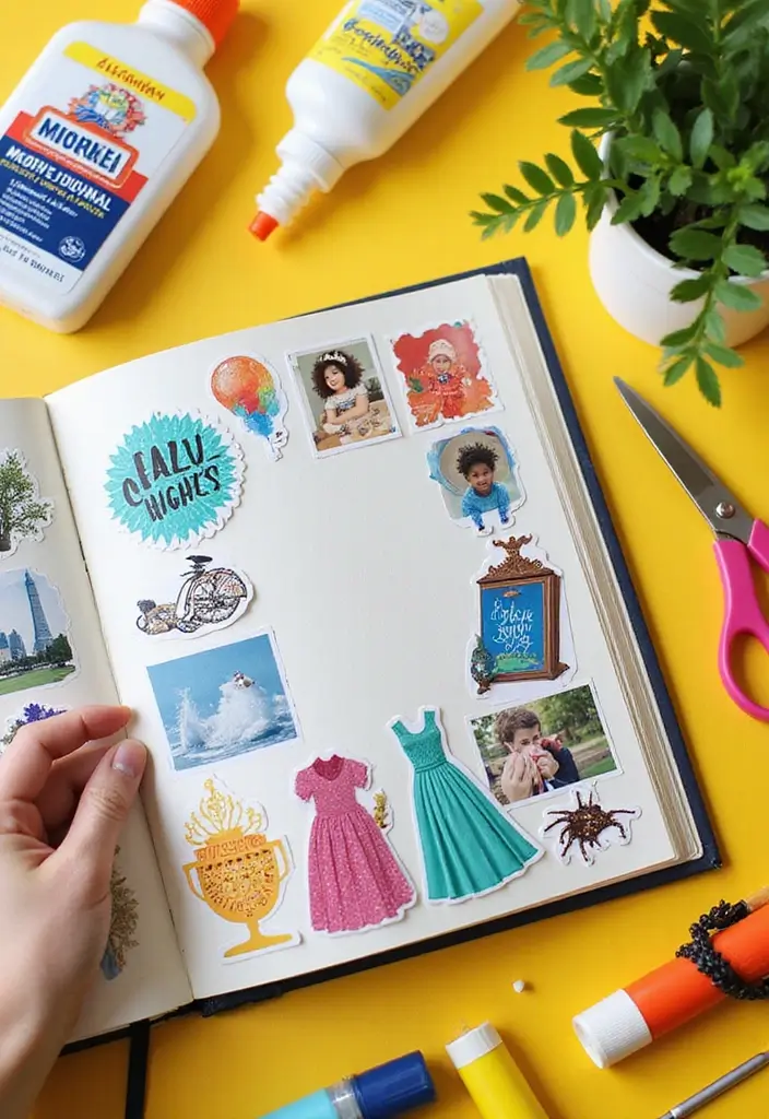 27 DIY Journal Ideas That Anyone Can Try for Personalized Notebooks - 10. Photo Collage Journal