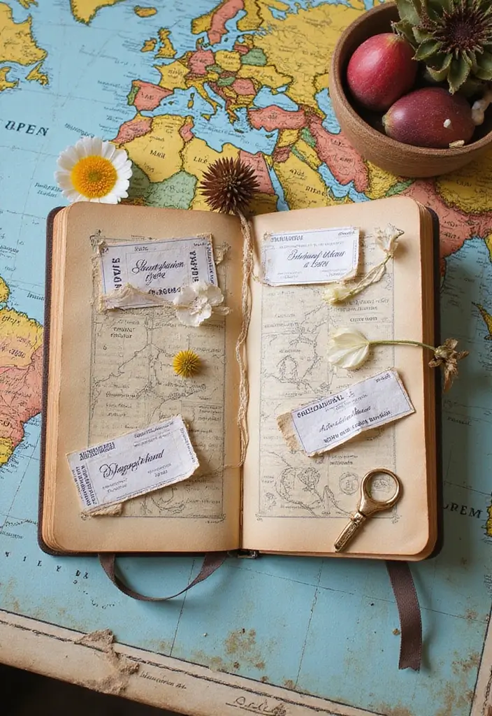 27 DIY Journal Ideas That Anyone Can Try for Personalized Notebooks - 17. Travel Journal