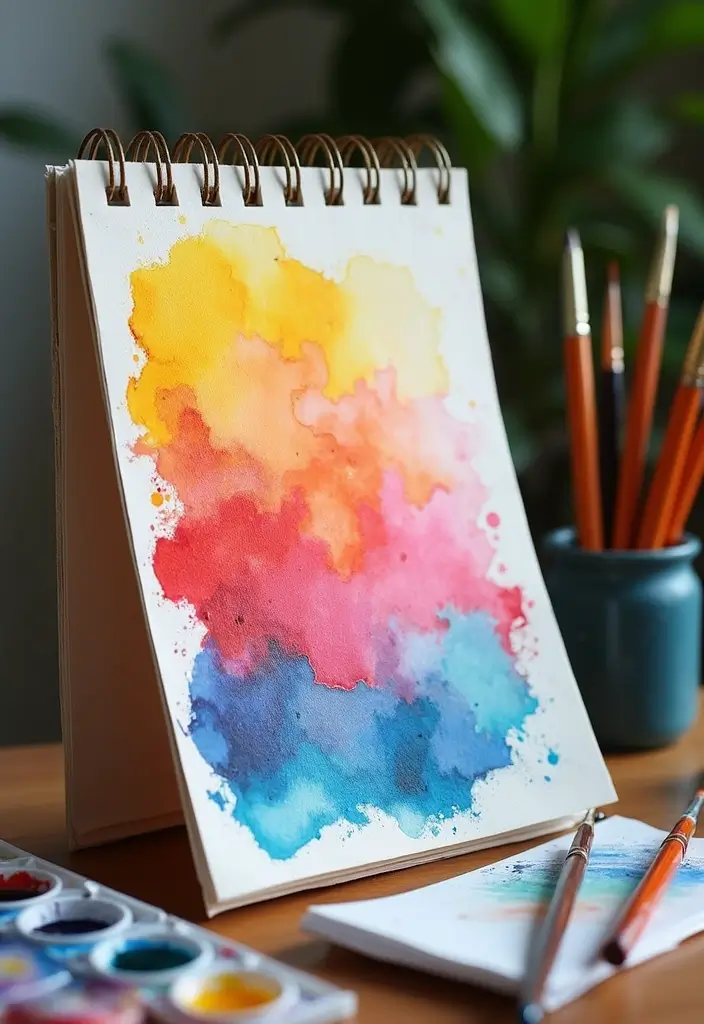 27 DIY Journal Ideas That Anyone Can Try for Personalized Notebooks - 3. Paint Swatch Journal