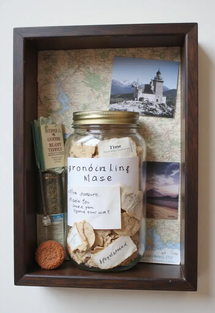 27 DIY Shadow Box Ideas That Showcase Memories Beautifully - 22. Memory Jar Shadow Box