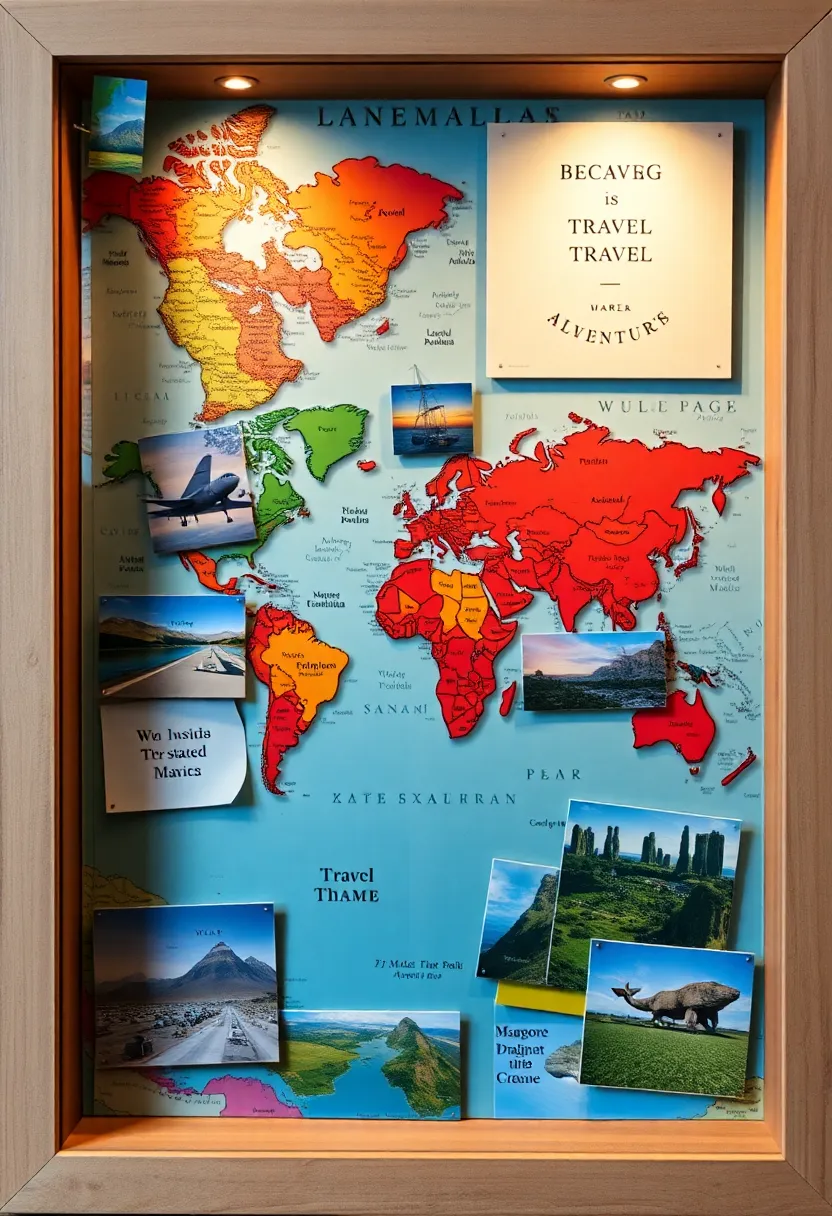 27 DIY Shadow Box Ideas That Showcase Memories Beautifully - 25. Adventure Awaits Shadow Box