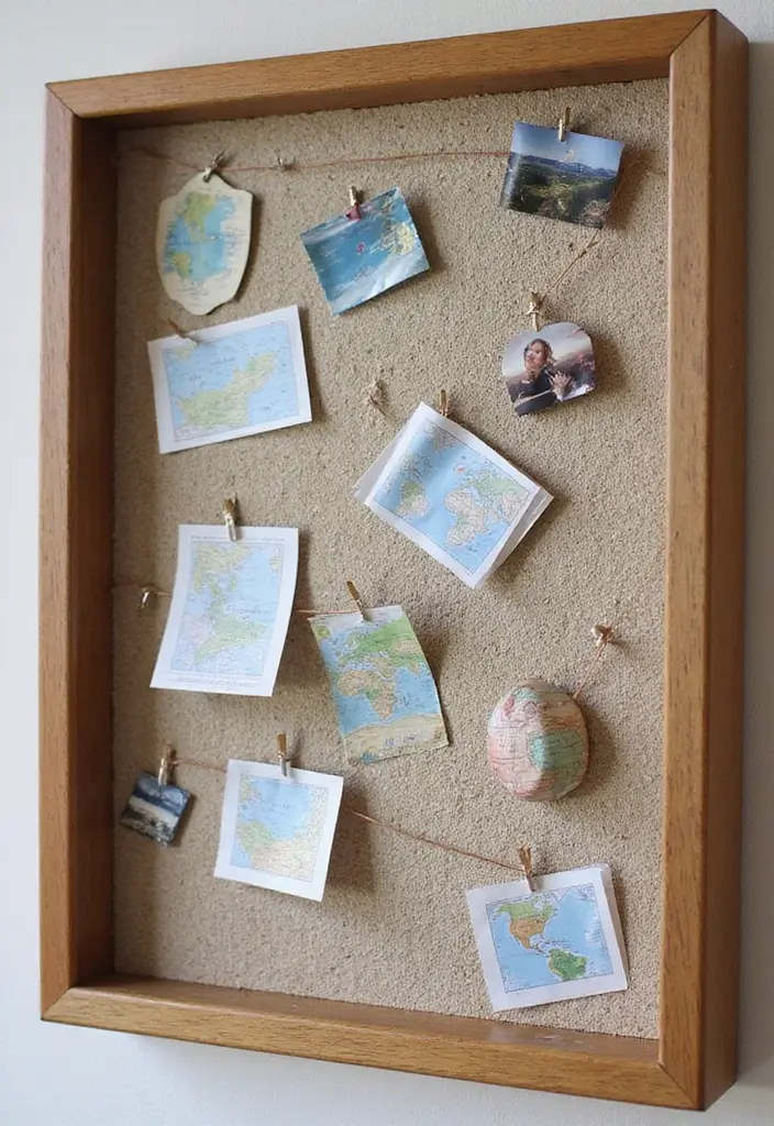 27 DIY Shadow Box Ideas That Showcase Memories Beautifully - 27. Memory Board Shadow Box