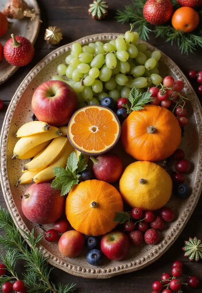 27 Diwali DIY Decoration Ideas That Make Your Festival Bright and Colorful - 23. Segmented Fruit Displays