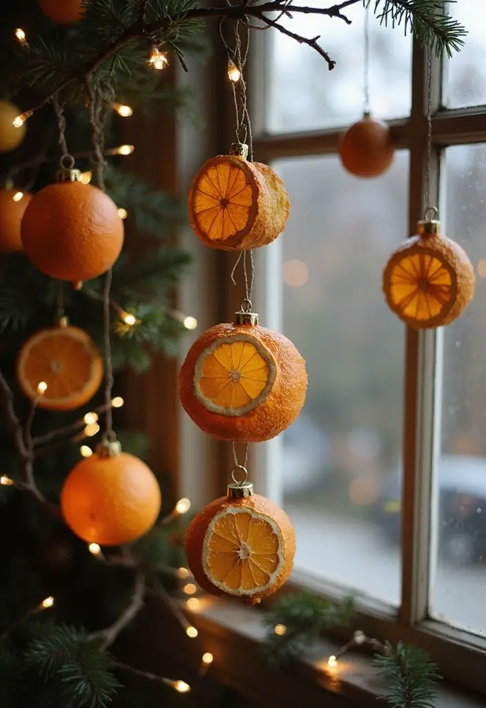 27 Diwali DIY Decoration Ideas That Make Your Festival Bright and Colorful - 25. Dried Citrus Ornaments