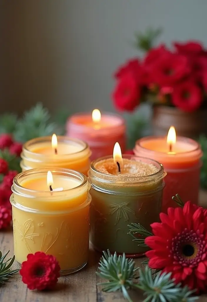 27 Diwali DIY Decoration Ideas That Make Your Festival Bright and Colorful - 9. Natural Scented Candles