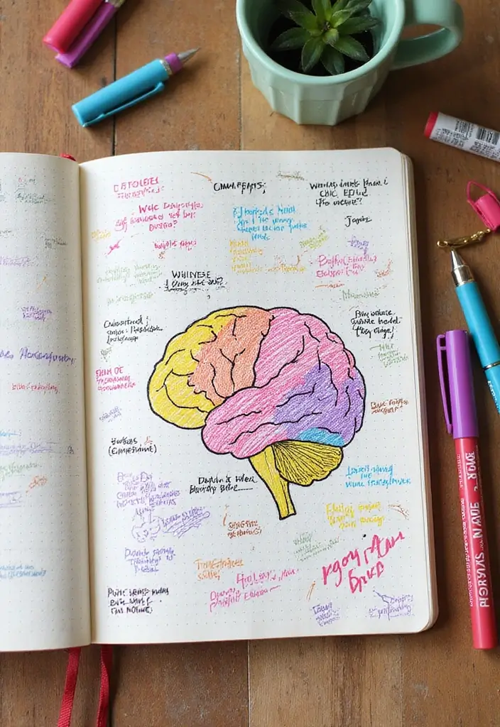 27 Dot Grid Journal Ideas That Make Planning Easy and Fun - 13. Brain Dump Pages