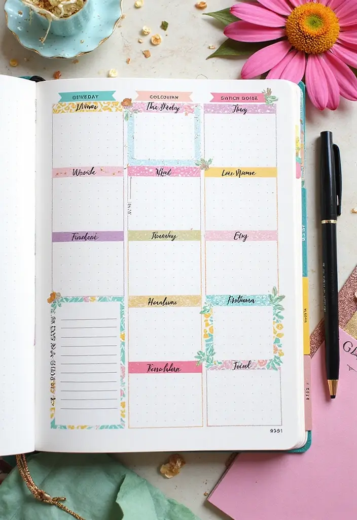 27 Dot Grid Journal Ideas That Make Planning Easy and Fun - 16. Monthly Overview