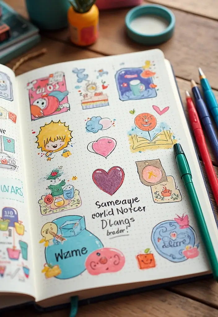 27 Dot Grid Journal Ideas That Make Planning Easy and Fun - 18. Inspirational Vision Board