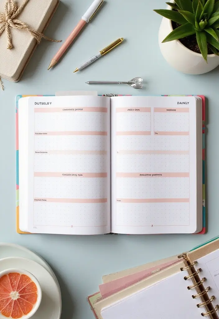27 Dot Grid Journal Ideas That Make Planning Easy and Fun - 2. Daily Log