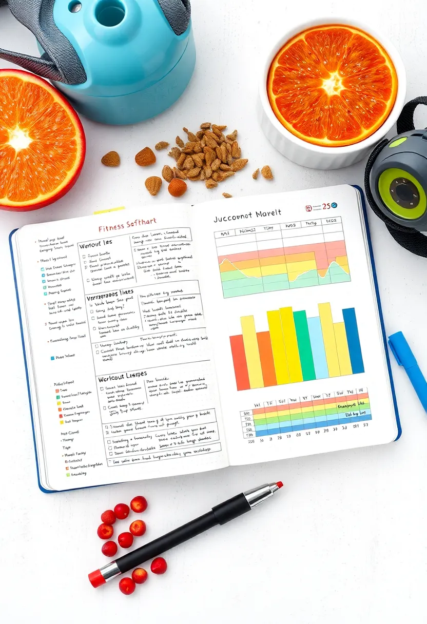 27 Dot Grid Journal Ideas That Make Planning Easy and Fun - 25. Fitness Journal