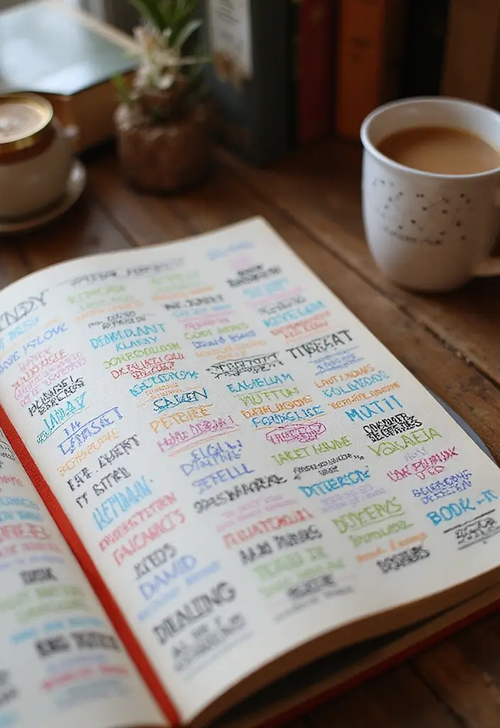 27 Dot Grid Journal Ideas That Make Planning Easy and Fun - 7. Reading Log