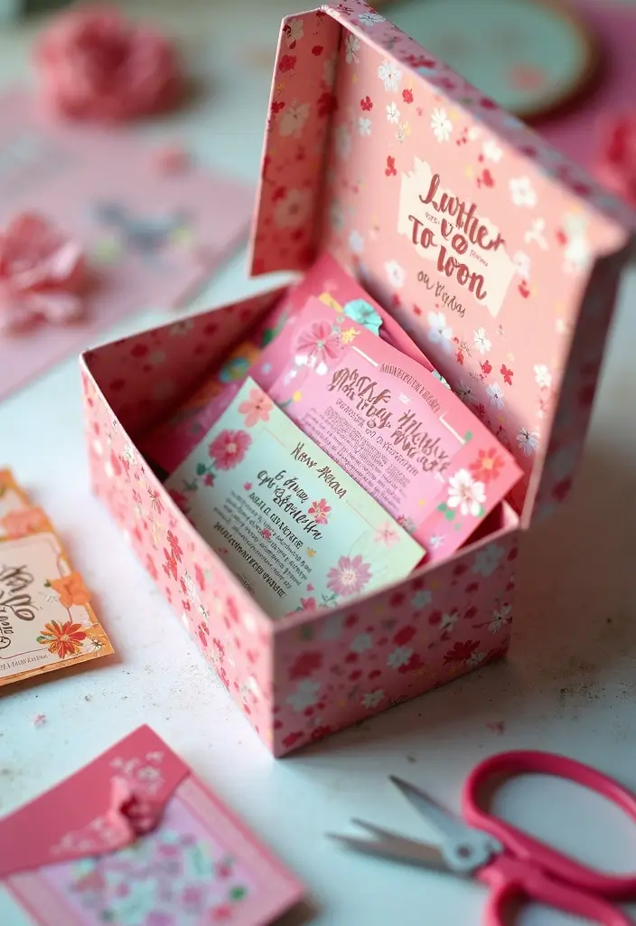27 Easy Valentines Box Ideas That Are Quick Fun and Cute - 15. Love Coupons Box