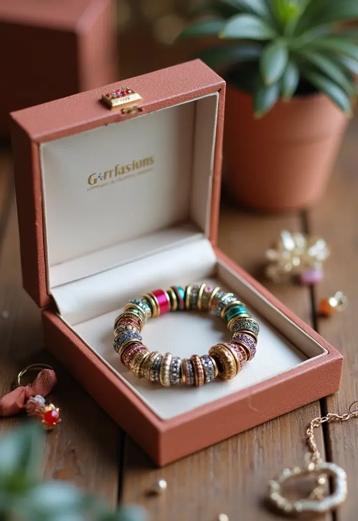 27 Easy Valentines Box Ideas That Are Quick Fun and Cute - 19. Charm Bracelet Box