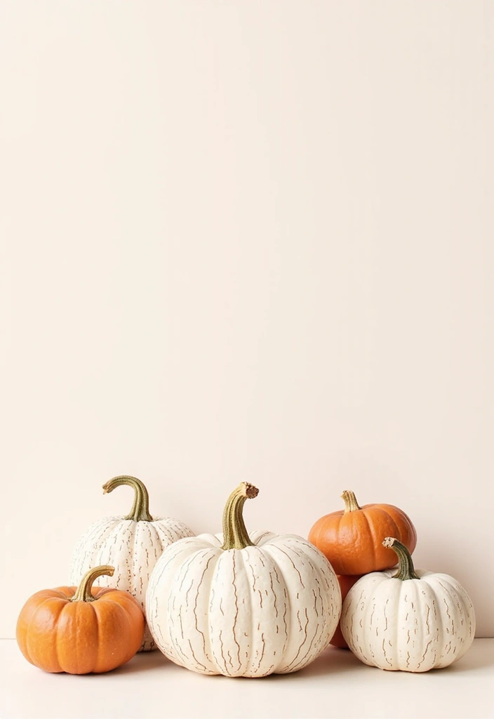 27 Fall Pumpkin Painting Ideas That Are Fun, Easy, and Festive - 22. Minimalist Line Art Pumpkins
