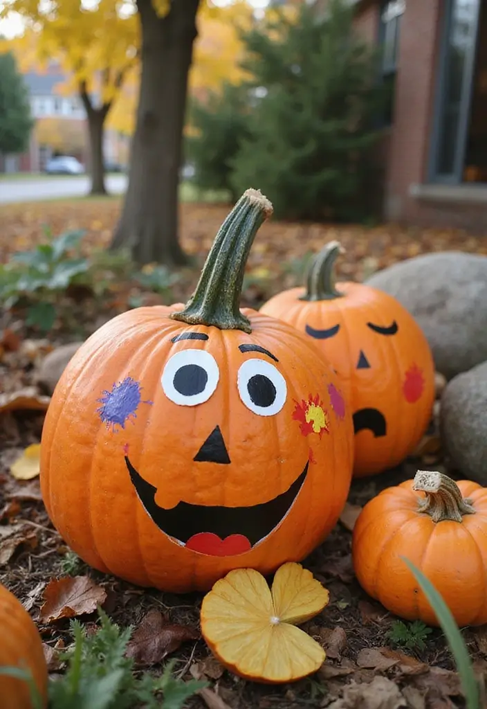 27 Fall Pumpkin Painting Ideas That Are Fun, Easy, and Festive - 24. Cool Themed Characters