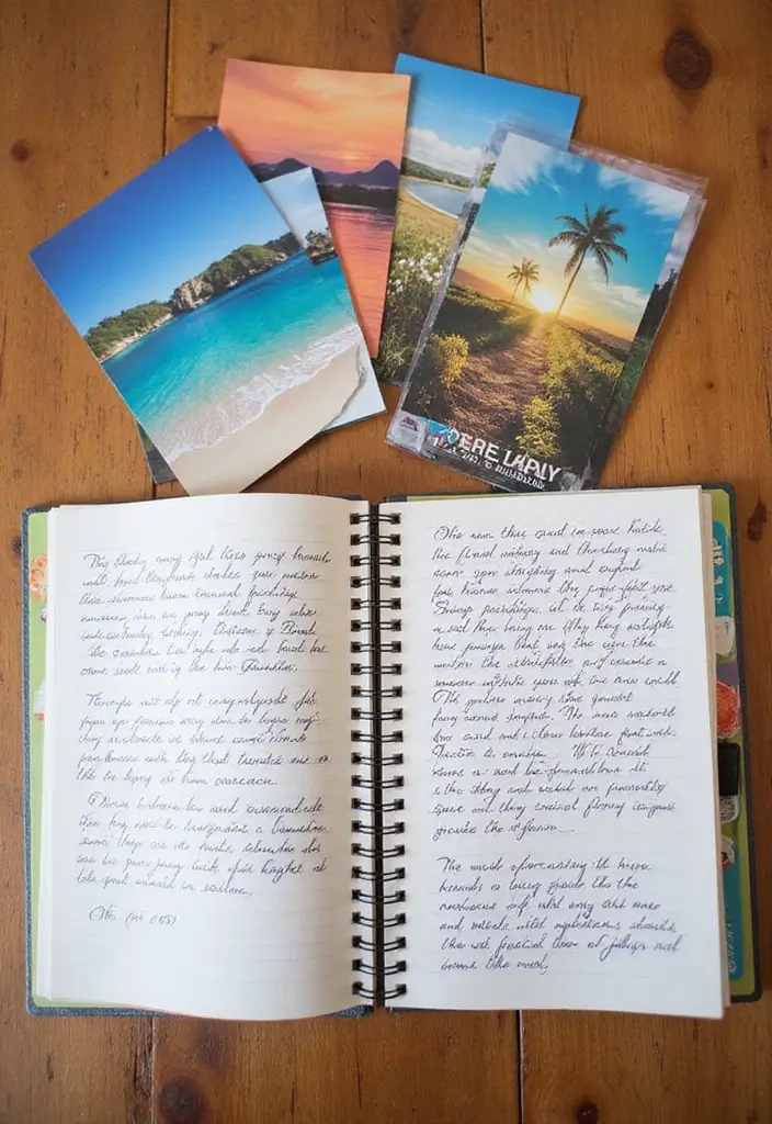 27 Friendship Journal Ideas That Strengthen Bonds and Capture Memories - 11. Postcard Exchange