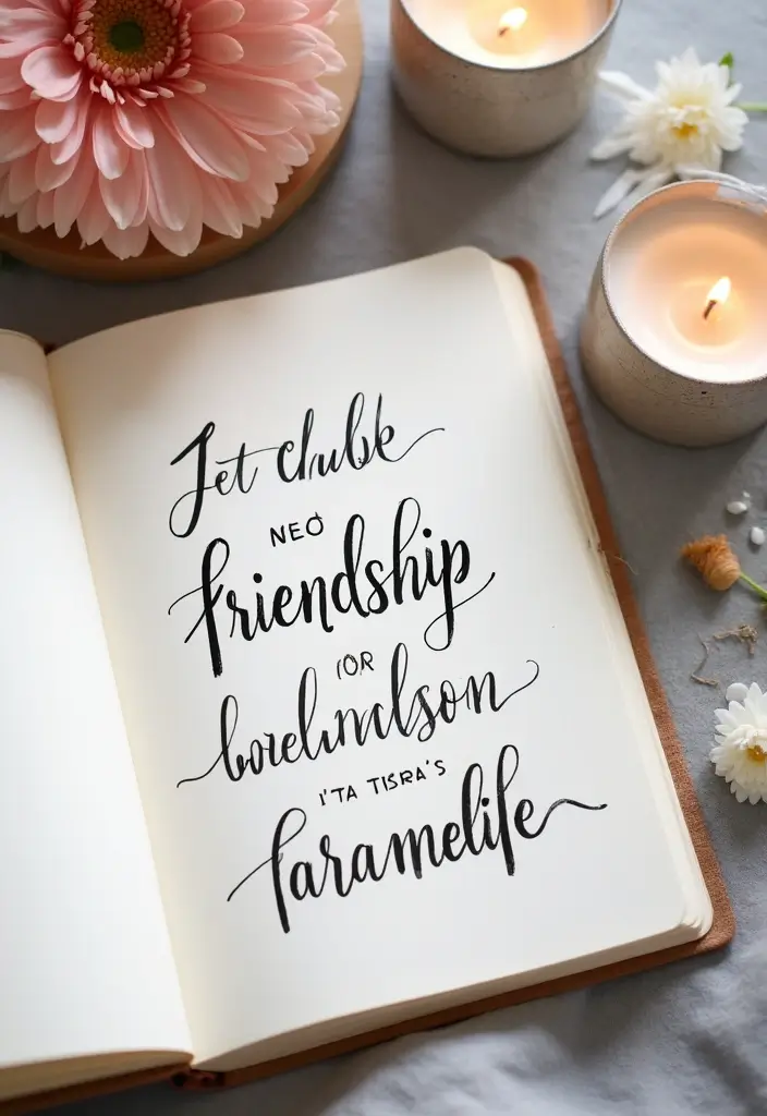 27 Friendship Journal Ideas That Strengthen Bonds and Capture Memories - 12. Friendship Affirmations