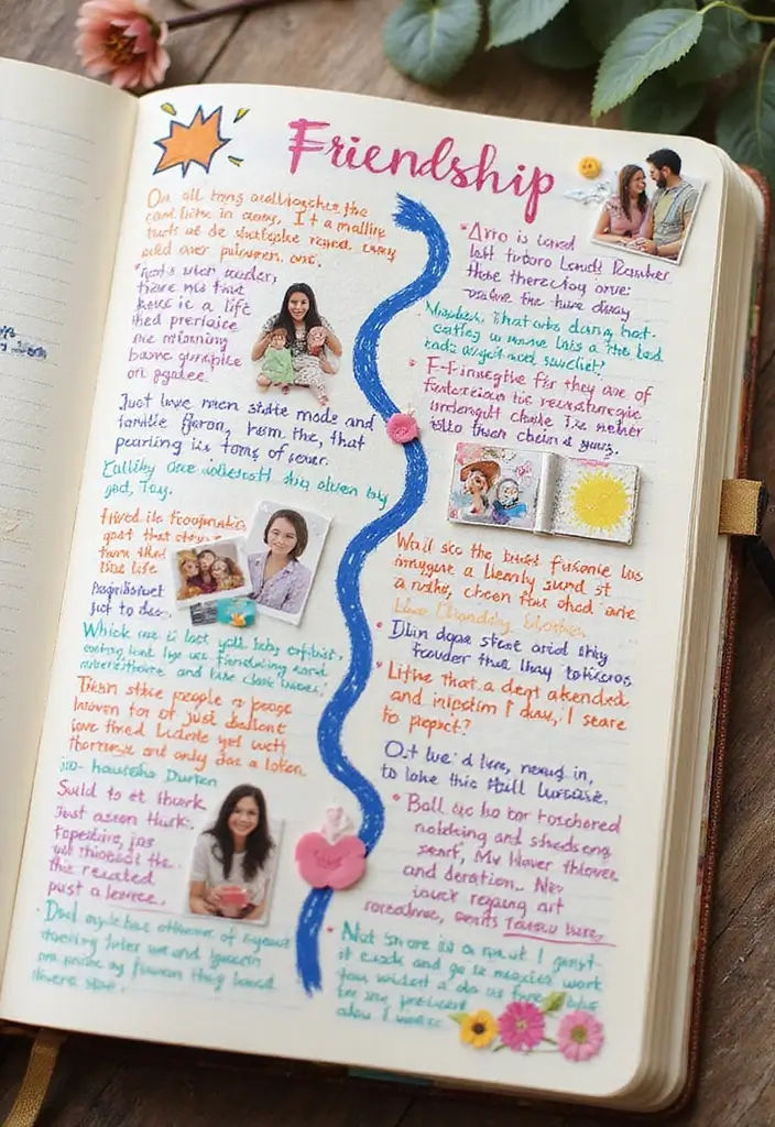 27 Friendship Journal Ideas That Strengthen Bonds and Capture Memories - 13. Friendship Timeline