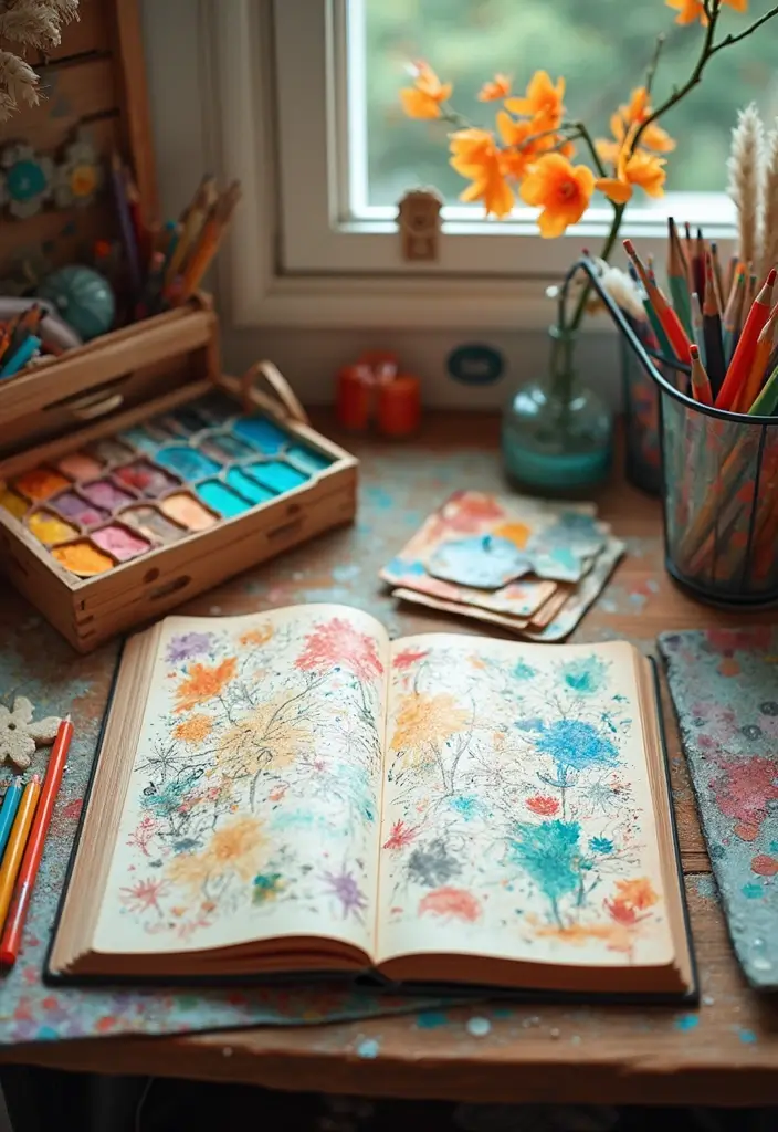 27 Friendship Journal Ideas That Strengthen Bonds and Capture Memories - 18. Friendship Art Collaborations