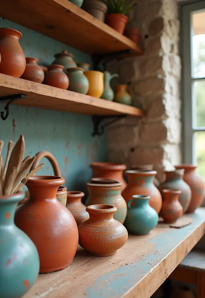 27 Handmade Decoration Ideas That Bring Personalized Charm to Home - 12. Handmade Clay Pottery