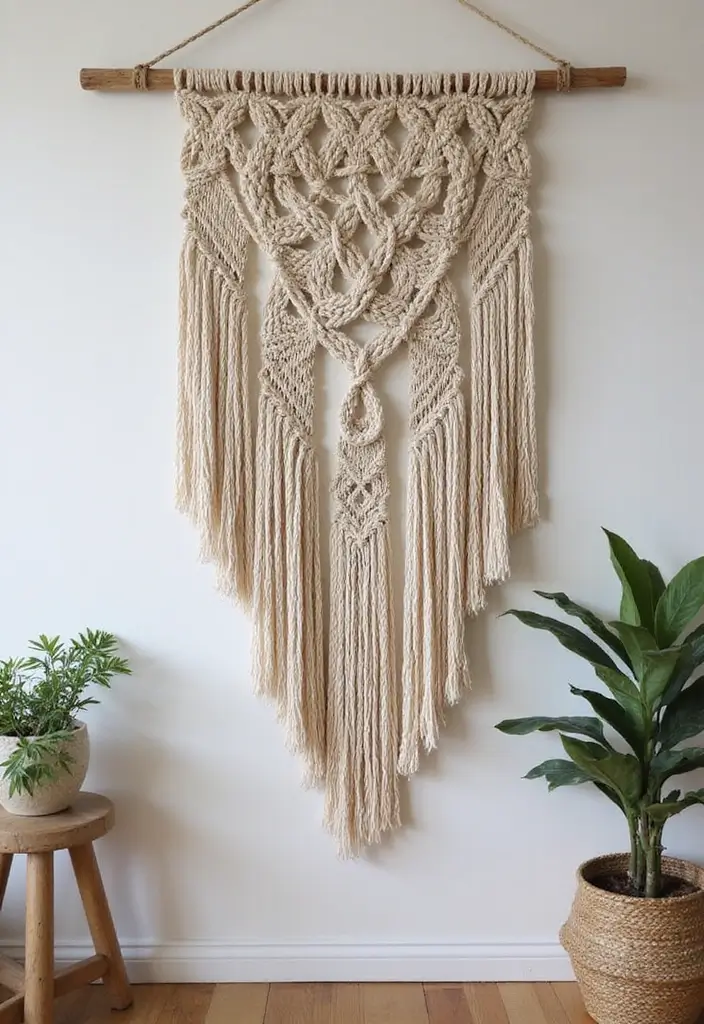 27 Handmade Decoration Ideas That Bring Personalized Charm to Home - 3. Handmade Macramé Hangings