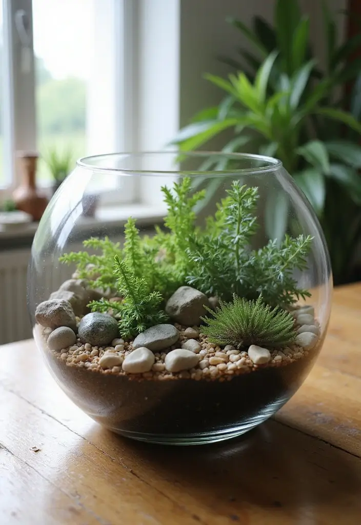 27 Handmade Decoration Ideas That Bring Personalized Charm to Home - 4. Nature-Inspired Terrariums