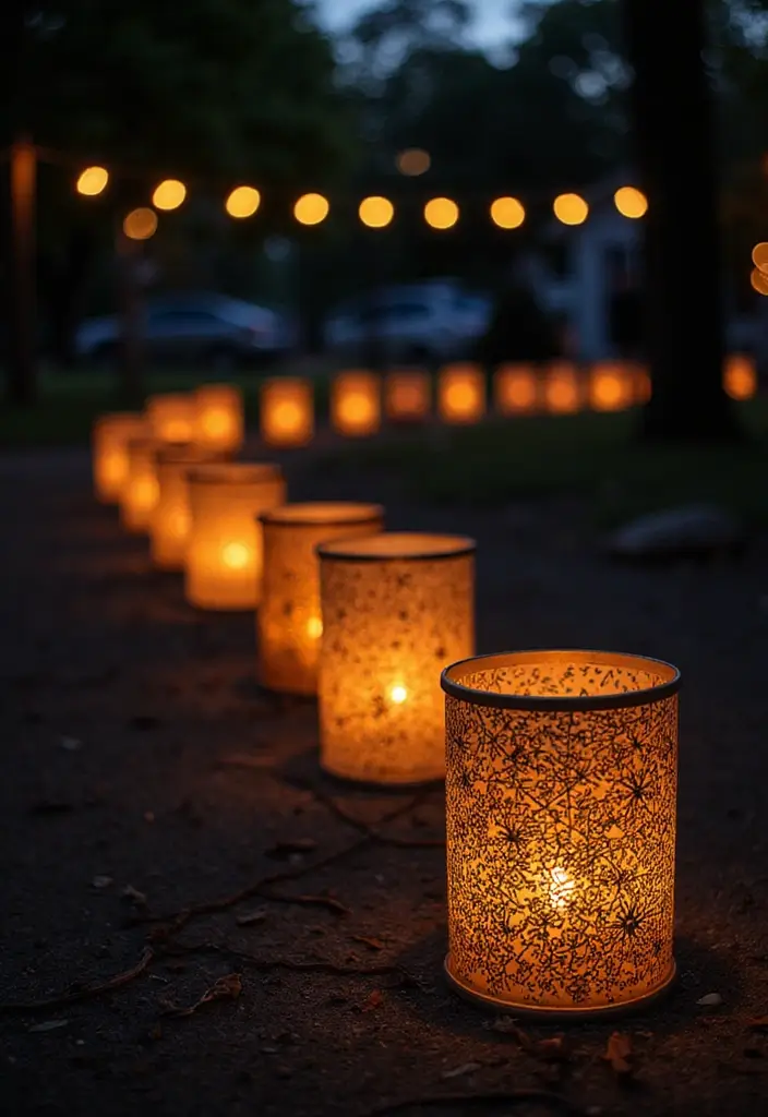 27 Handmade Decoration Ideas That Bring Personalized Charm to Home - 6. Upcycled Tin Can Lanterns