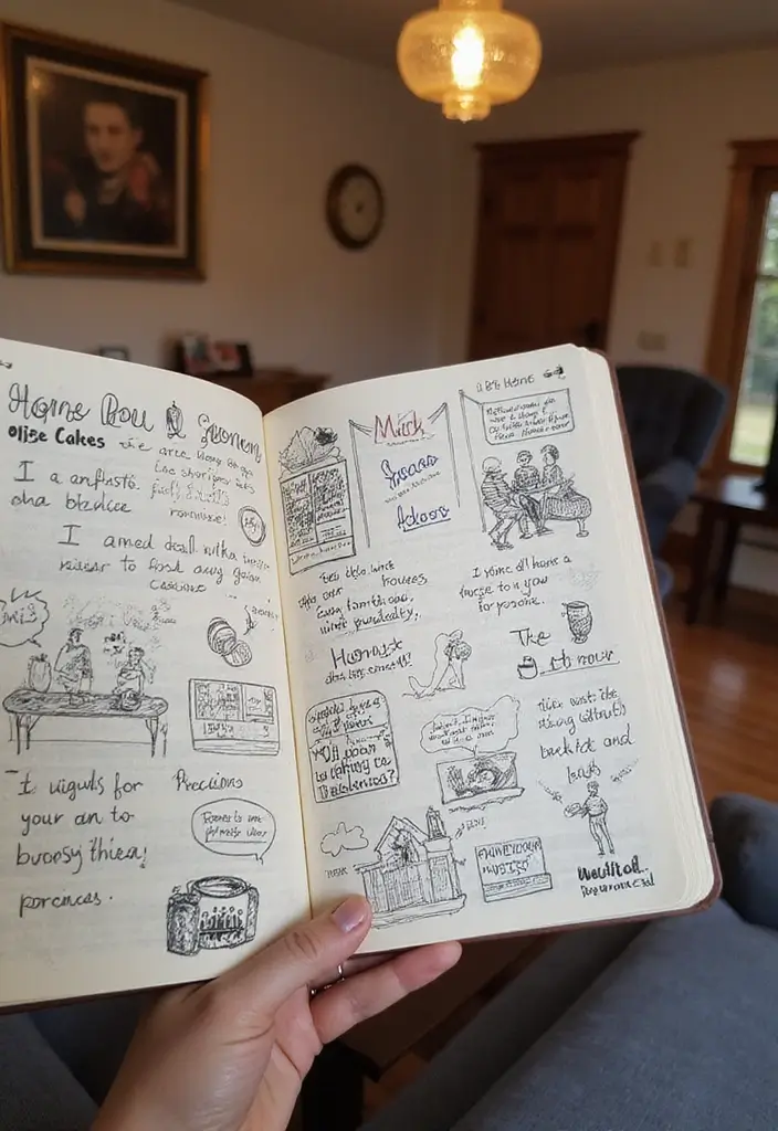 27 Interactive Journal Ideas That Make Writing Engaging and Creative - 10. Personal Reflections on Spaces
