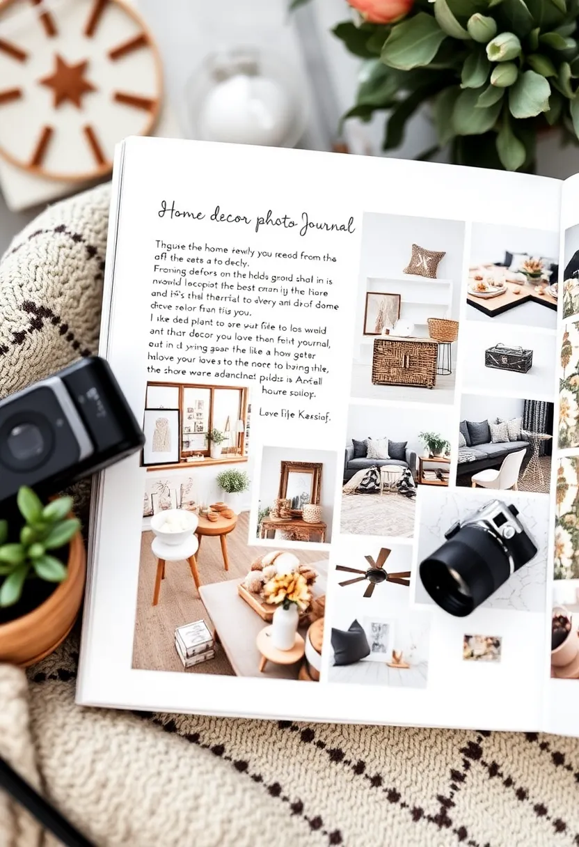 27 Interactive Journal Ideas That Make Writing Engaging and Creative - 27. Home Decor Photo Journal