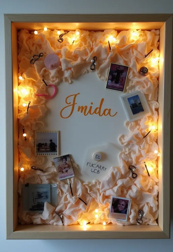 27 Name Decoration Ideas That Make Personal Spaces Unique and Fun - 11. Unique Shadow Boxes