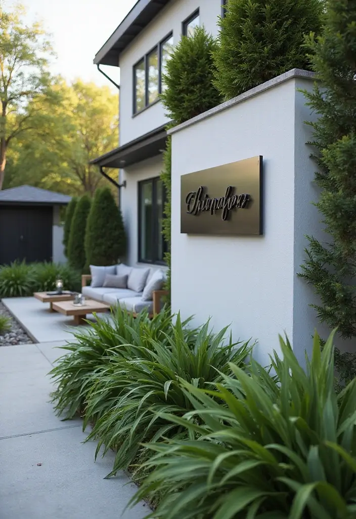 27 Name Decoration Ideas That Make Personal Spaces Unique and Fun - 19. Custom Metal Name Signs