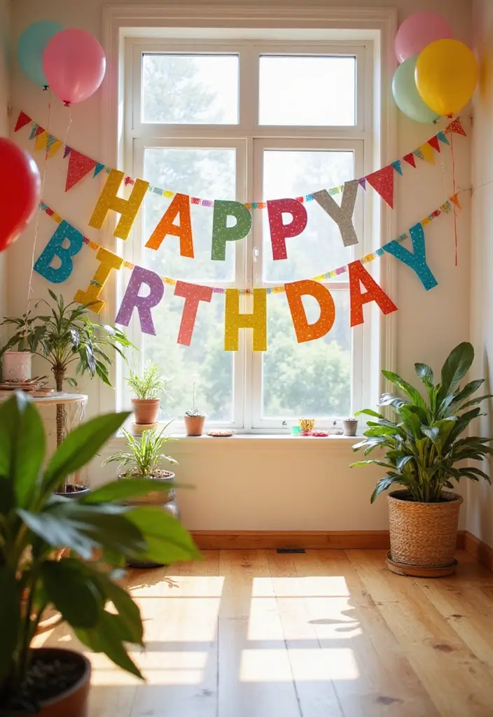 27 Name Decoration Ideas That Make Personal Spaces Unique and Fun - 4. Colorful Name Banners