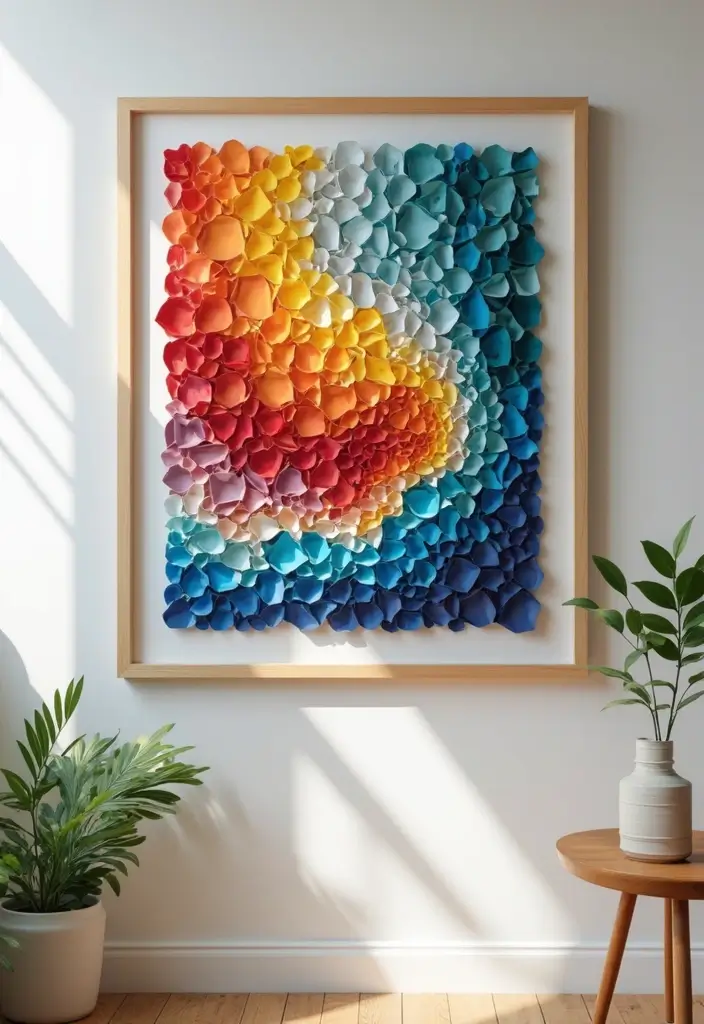 27 Paper Decoration Ideas That Turn Everyday Sheets Into Creative Art - 10. Paper Mosaic Art