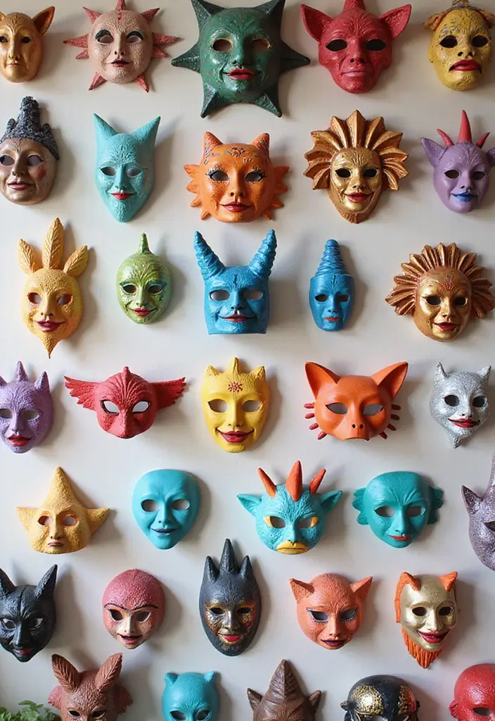 27 Paper Decoration Ideas That Turn Everyday Sheets Into Creative Art - 12. Decorative Paper Masks