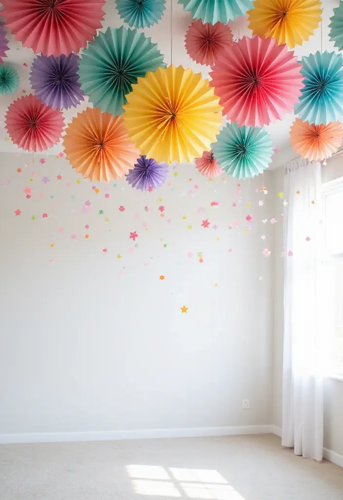 27 Paper Decoration Ideas That Turn Everyday Sheets Into Creative Art - 13. Paper Starburst Decor