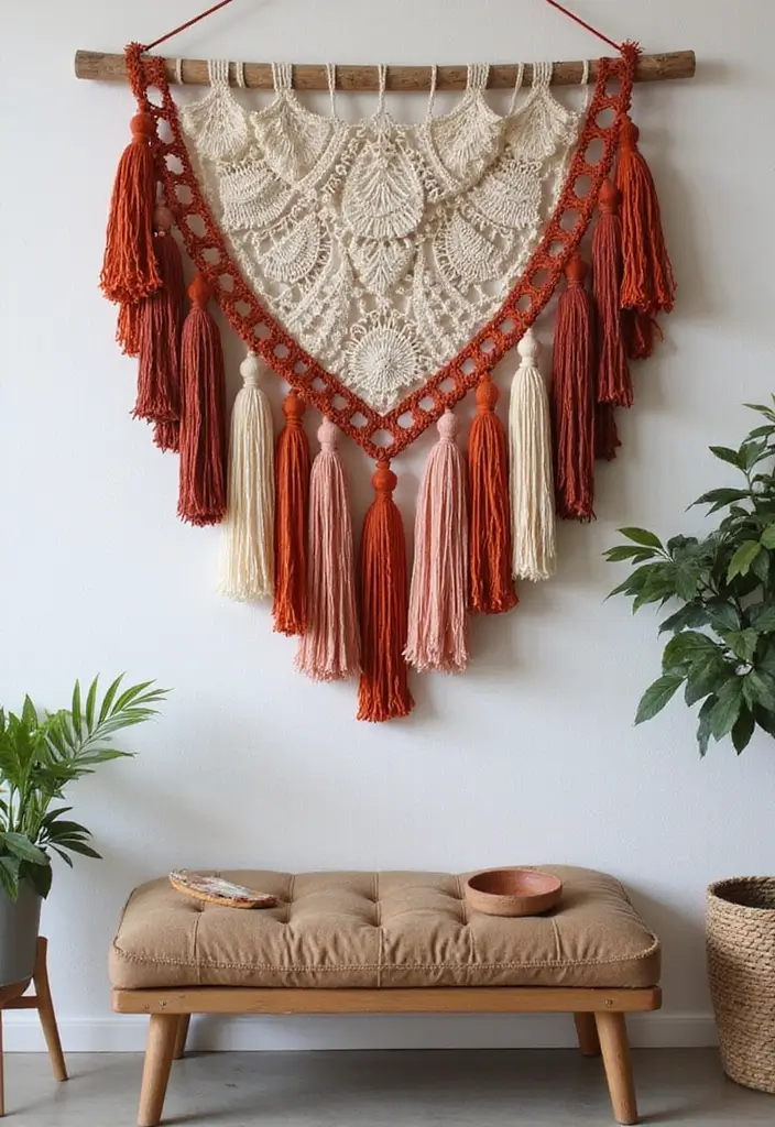 27 Paper Decoration Ideas That Turn Everyday Sheets Into Creative Art - 24. Paper Tasseled Wall Hanging