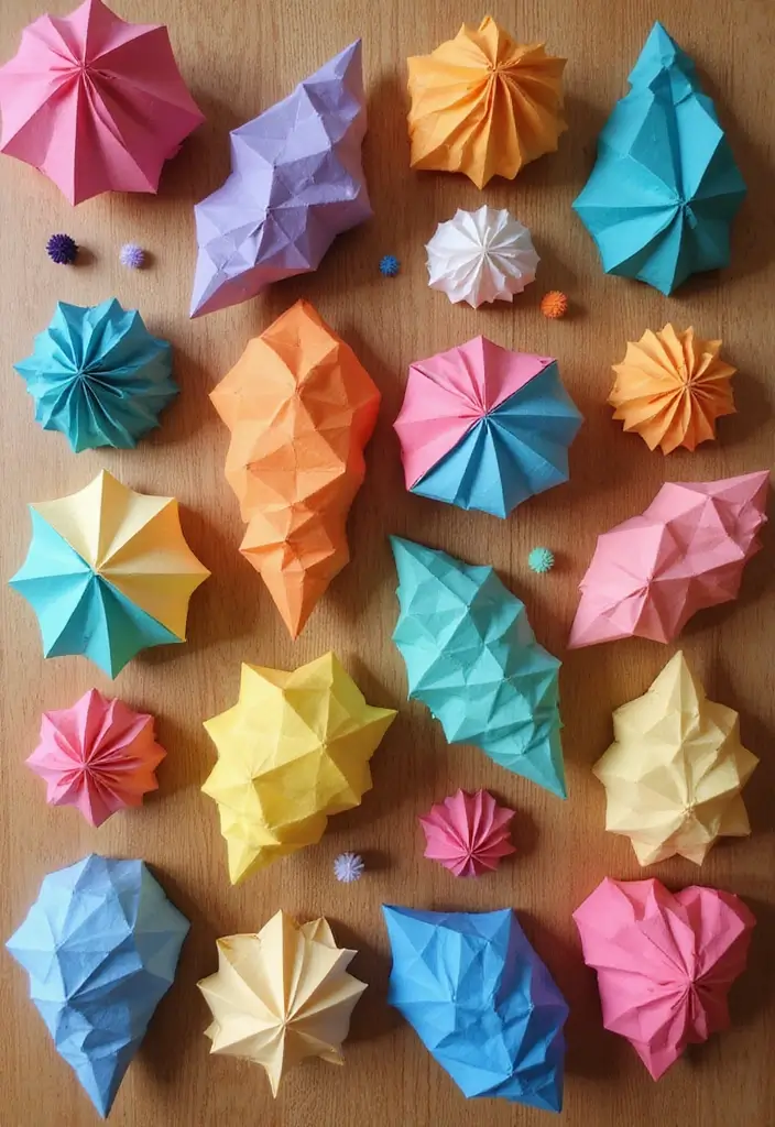27 Paper Decoration Ideas That Turn Everyday Sheets Into Creative Art - 3. Geometric Wall Art