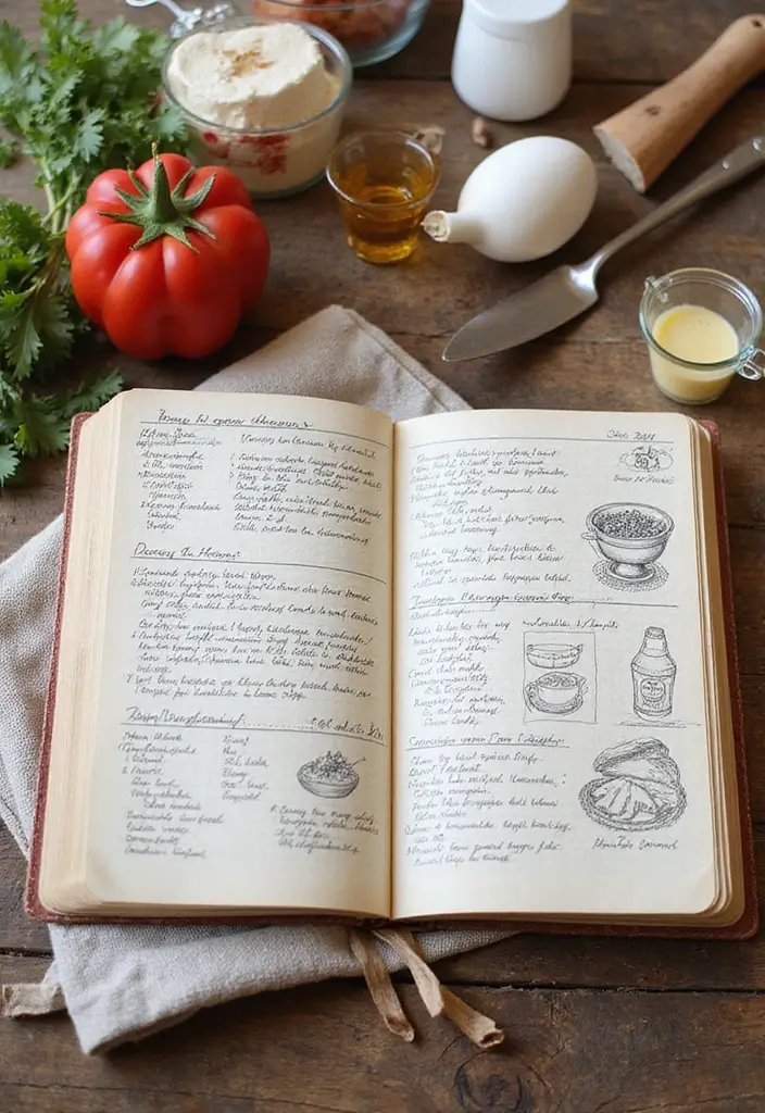 27 Personalized Journal Ideas That Make Gifts Fun and Unique - 4. Recipe Journals for Food Lovers