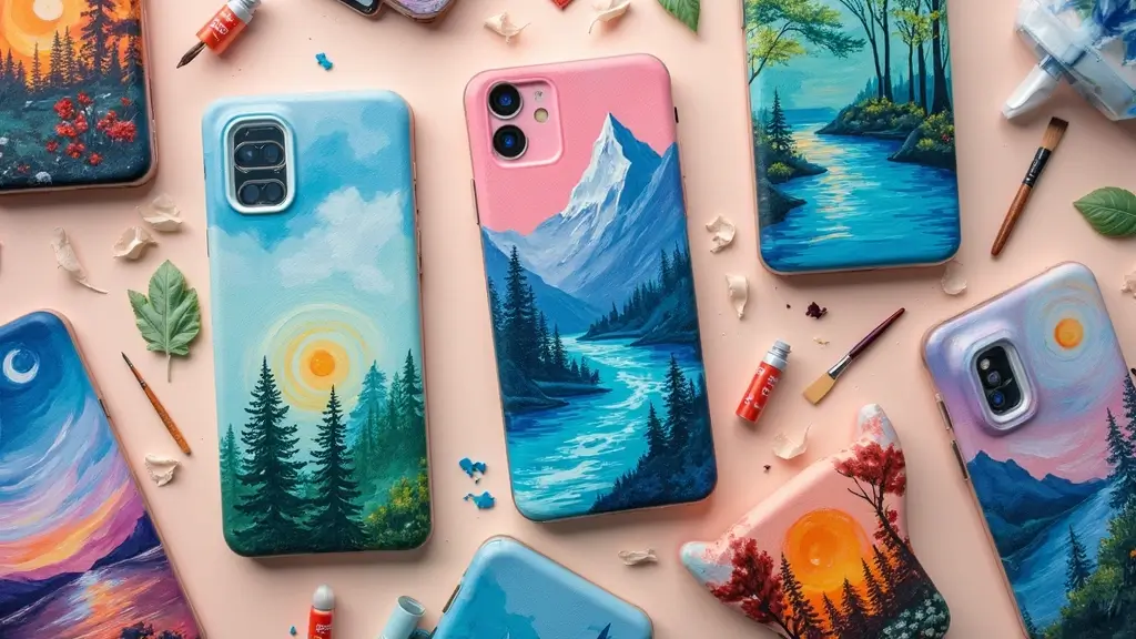 27 Phone Case Painting Ideas Aesthetic That Make Your Device Stand Out
