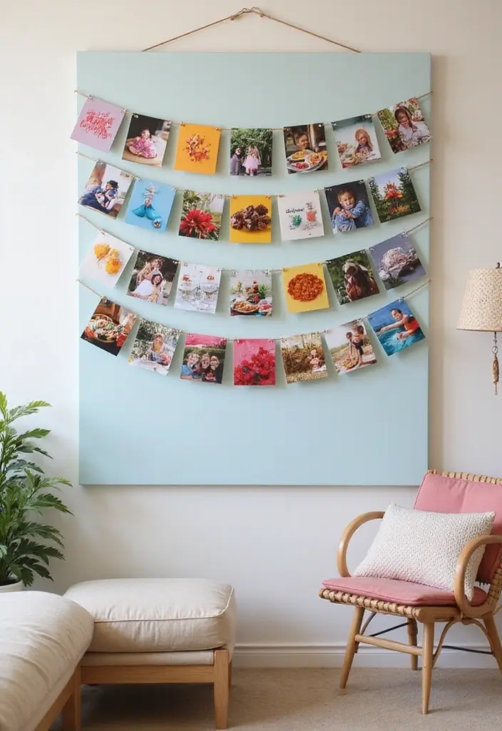 27 Picture Craft Ideas That Turn Photos Into Fun Projects - 20. Photo Canvas Banners