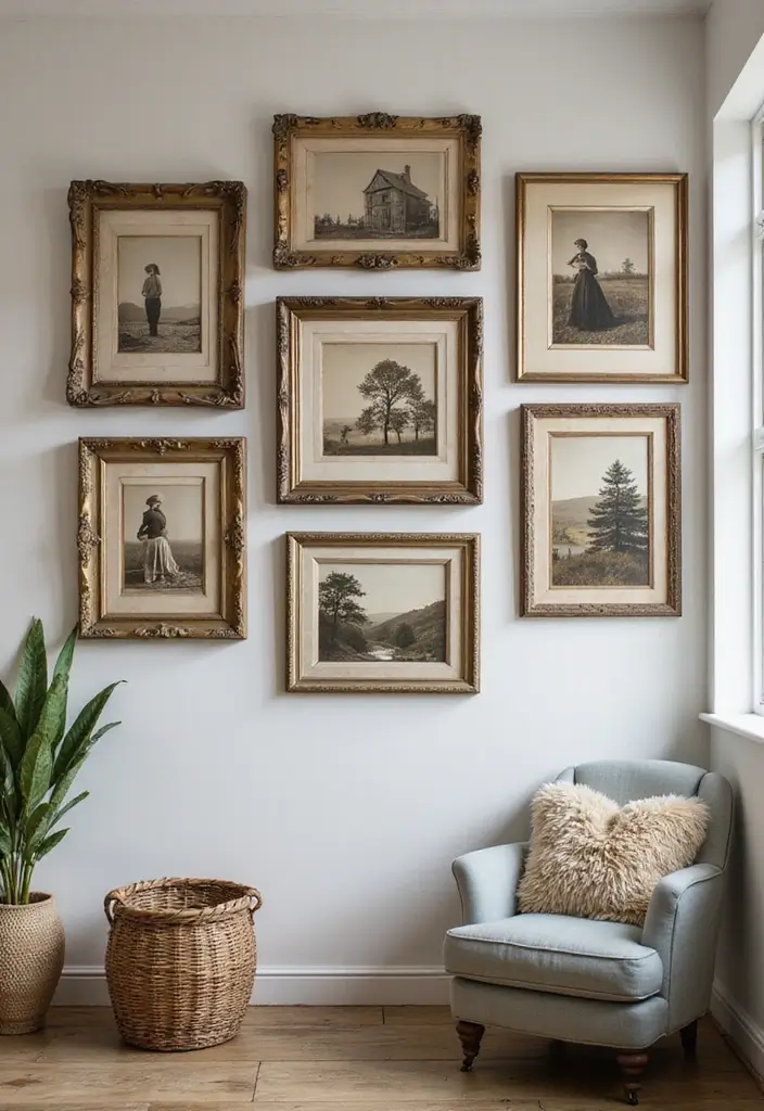 27 Picture Craft Ideas That Turn Photos Into Fun Projects - 22. Vintage Photo Frame Gallery